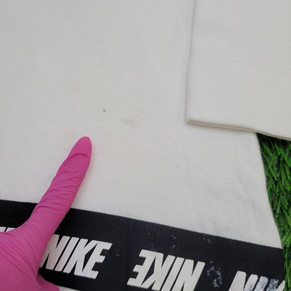 NIKE Swoosh Track Jacket Womens XL 23x23 Cropped Boxy - Picture 9 of 16